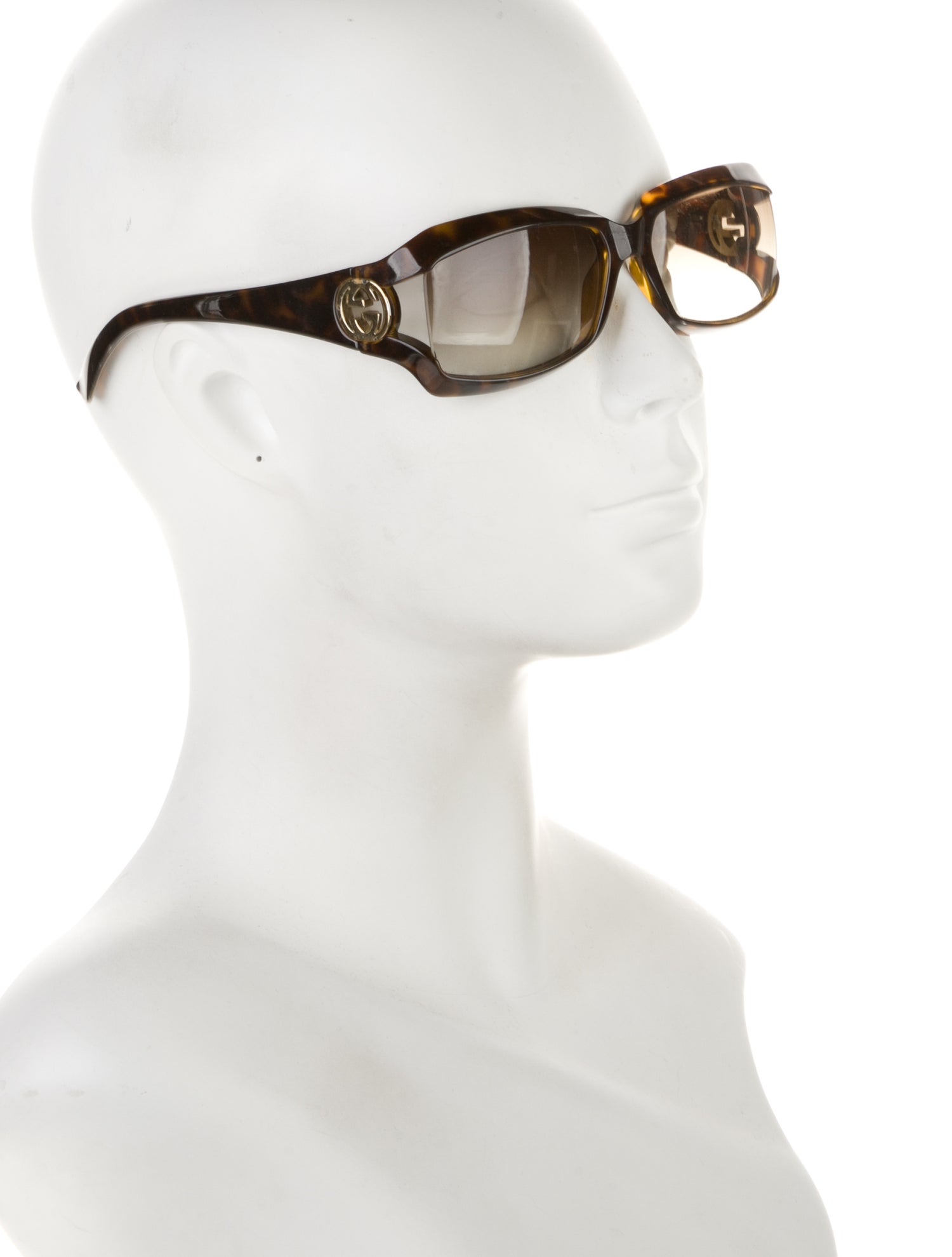 Gucci Interlocking G Logo Square Sunglasses